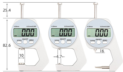 Accurate Digital Thickness Gauge Tool