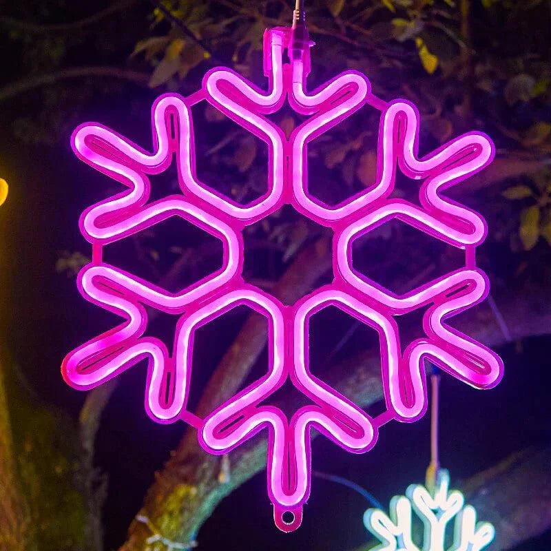 Winter Wonderland Snowflake LED Lamp