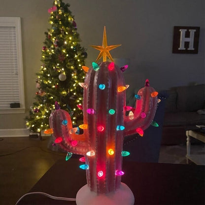 Colorful Artificial Cactus Table Lamp
