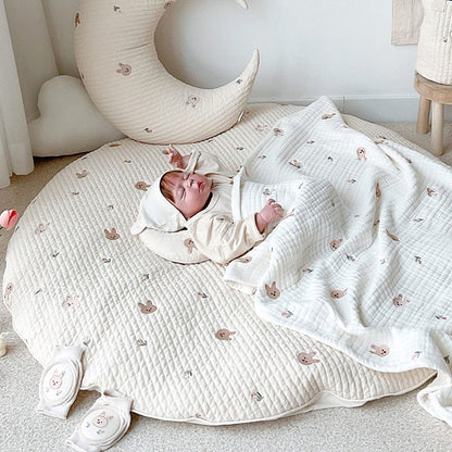 Cute Bear Design Baby Playmat
