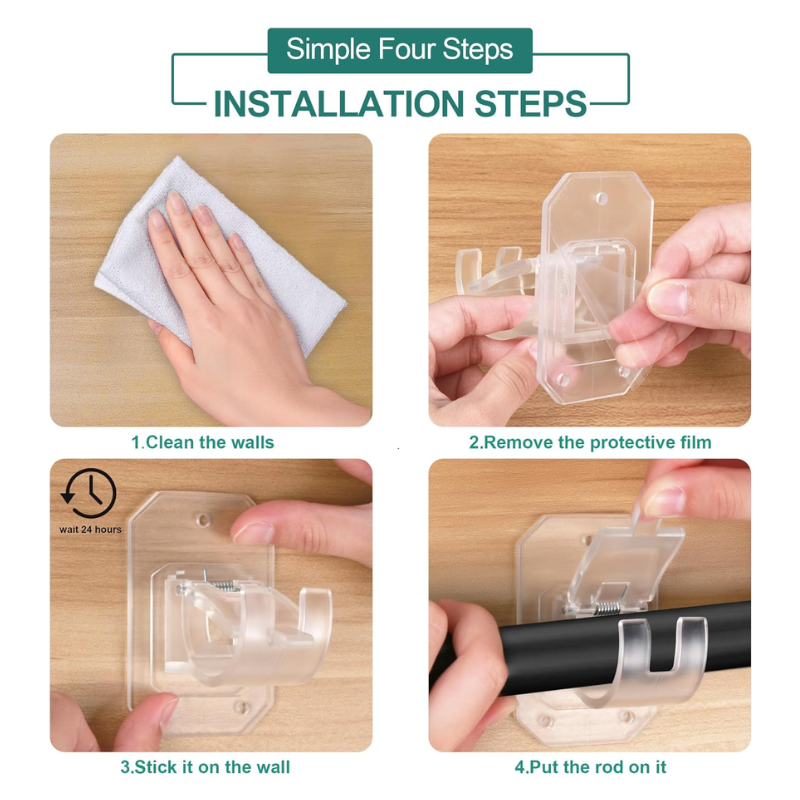 Easy Install Wall Anchor for Damage Free Hanging