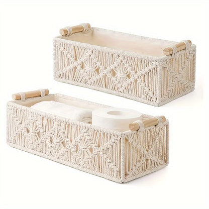 Rustic Woven - Natural Fiber Storage Basket - Befez