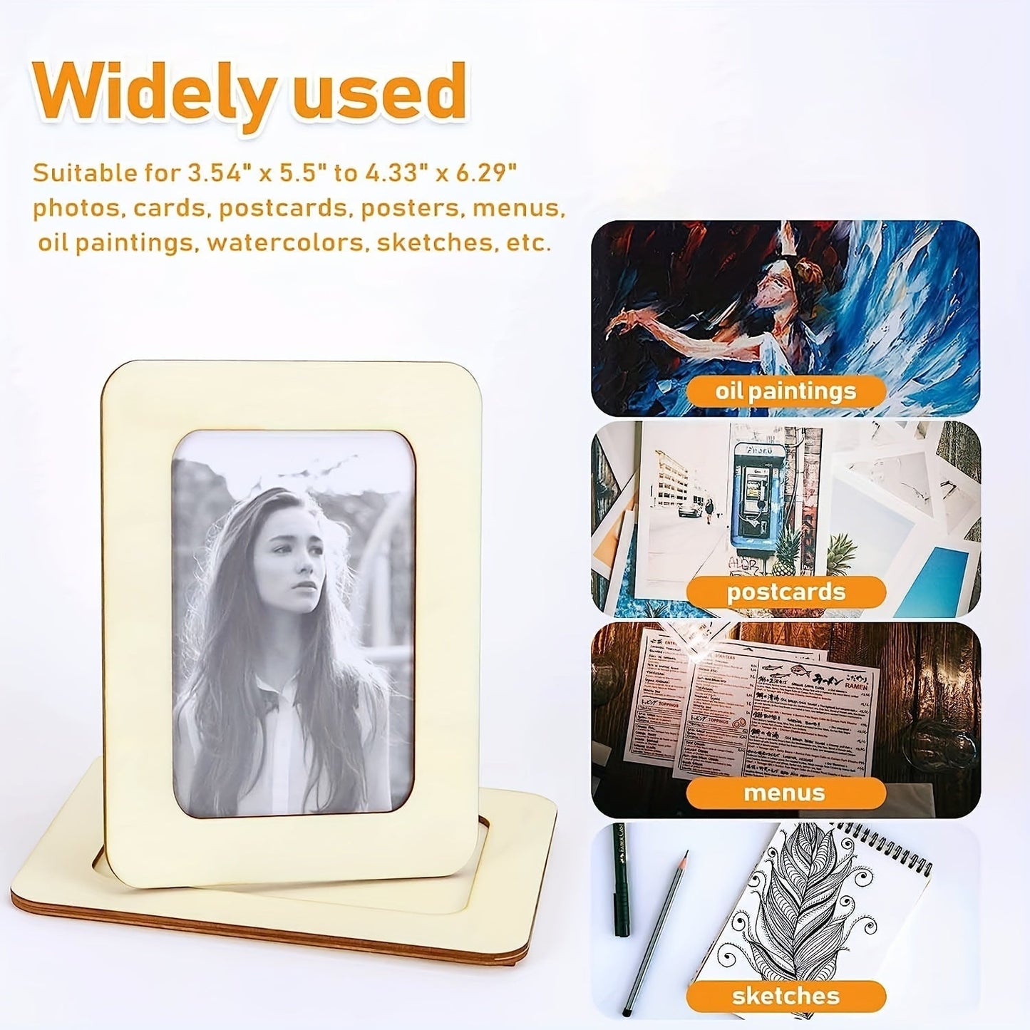 Rustic Wooden Picture Frame for Home Decor