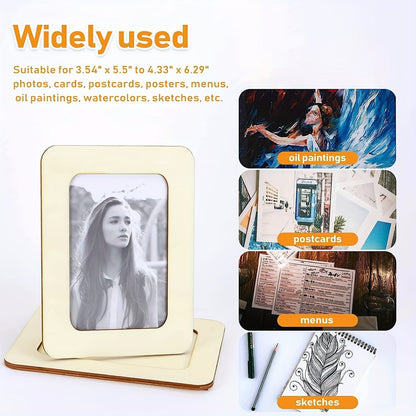 Rustic Wooden Picture Frame for Home Decor