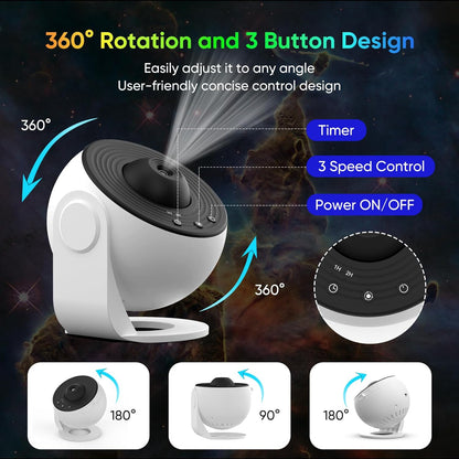 Cosy 360° Star Night Light Projector