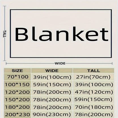 Cozy Fleece Throw Blanket with Galaxy Print