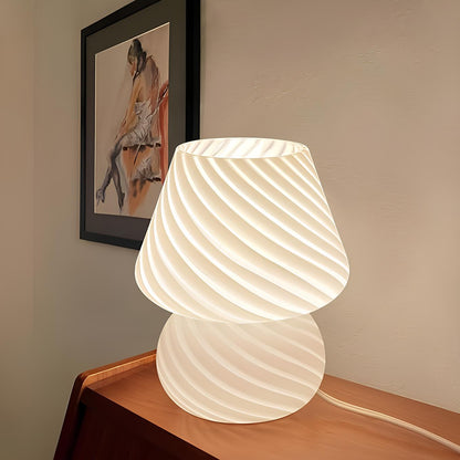 Unique Artisan Glass Table Lamp