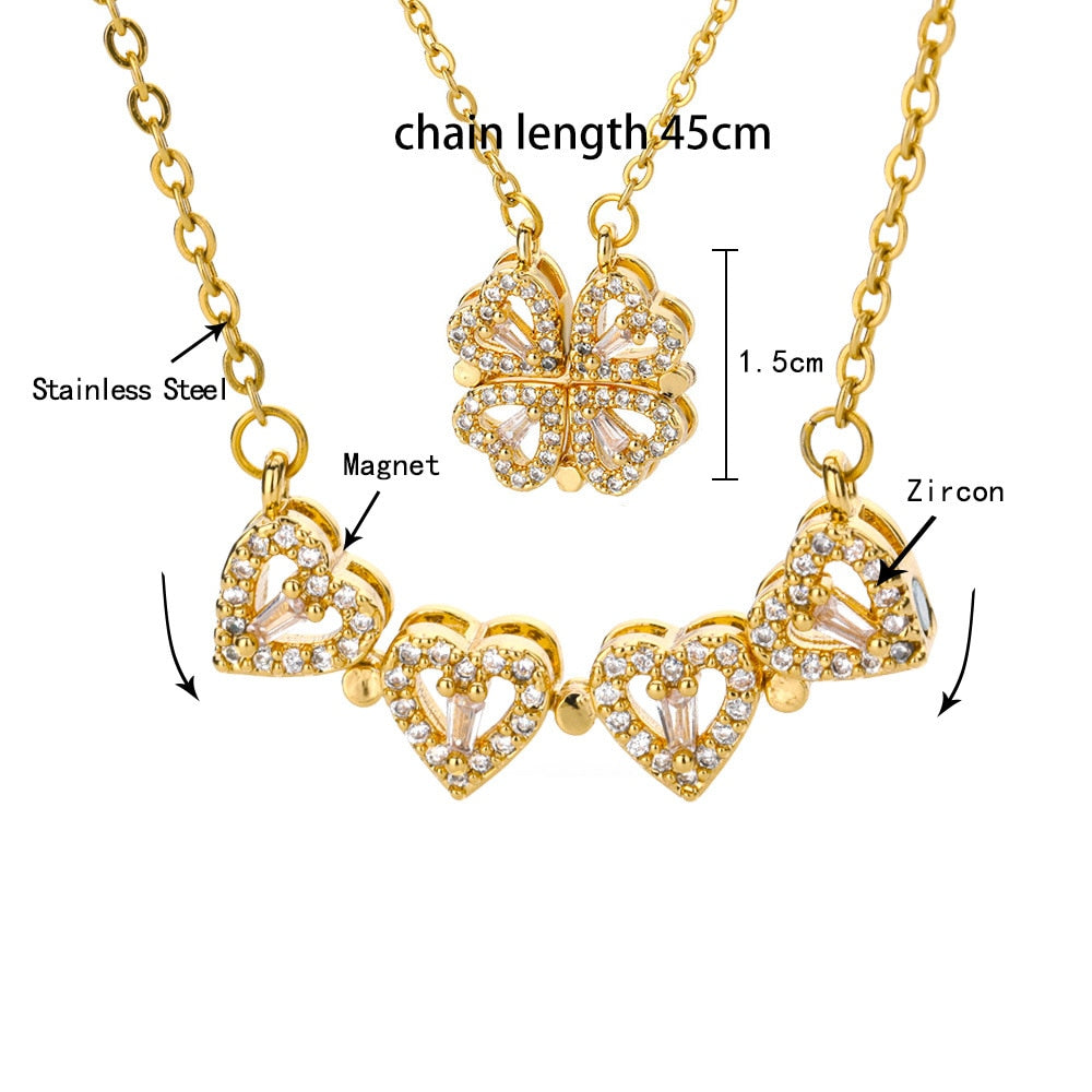 Befez | Elegant Diamond Good Luck Necklace