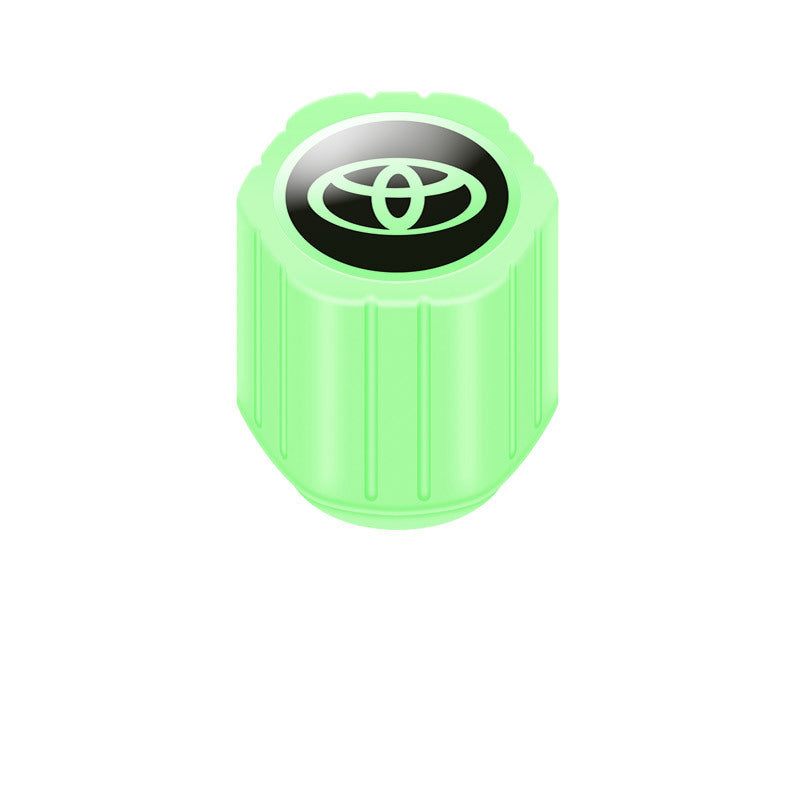 Bright Green LED Tire Valve Stem Caps 20 Pack