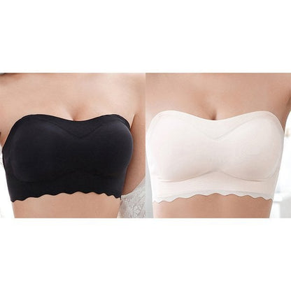 Befez | Curvy Women's Strapless Lift Push Up Bra