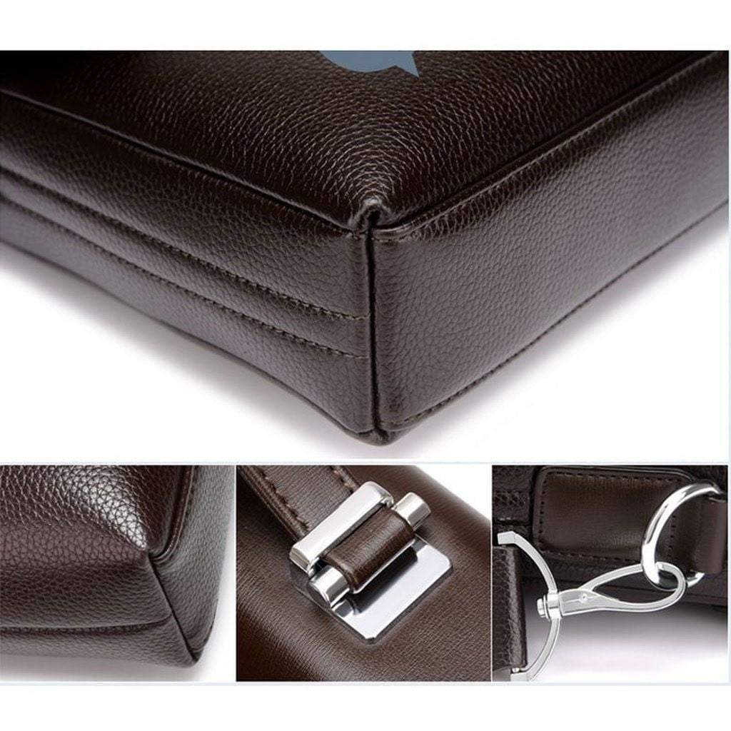 Professional Executive Mens Leather Laptop Bag