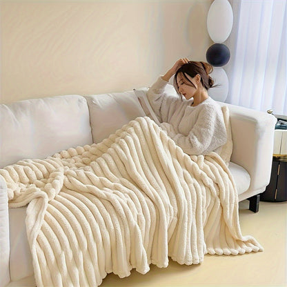 Soft Plush French Inspired Throw Blanket