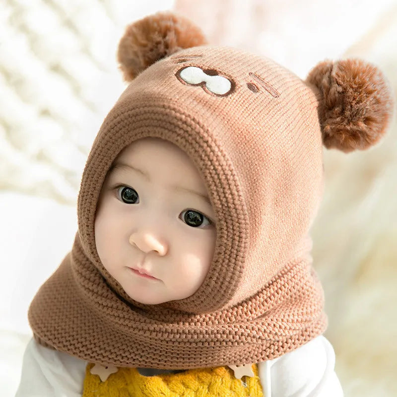 Cozy Baby Animal Hat with Fleece Earflap - Befez