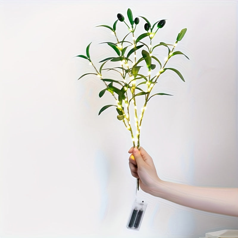 Stylish Green Leaf LED Desk Lamp