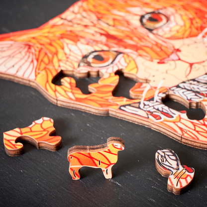 Fun Wooden Animal Puzzle Toys