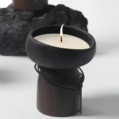 Warm Glow Metal Candle Holder
