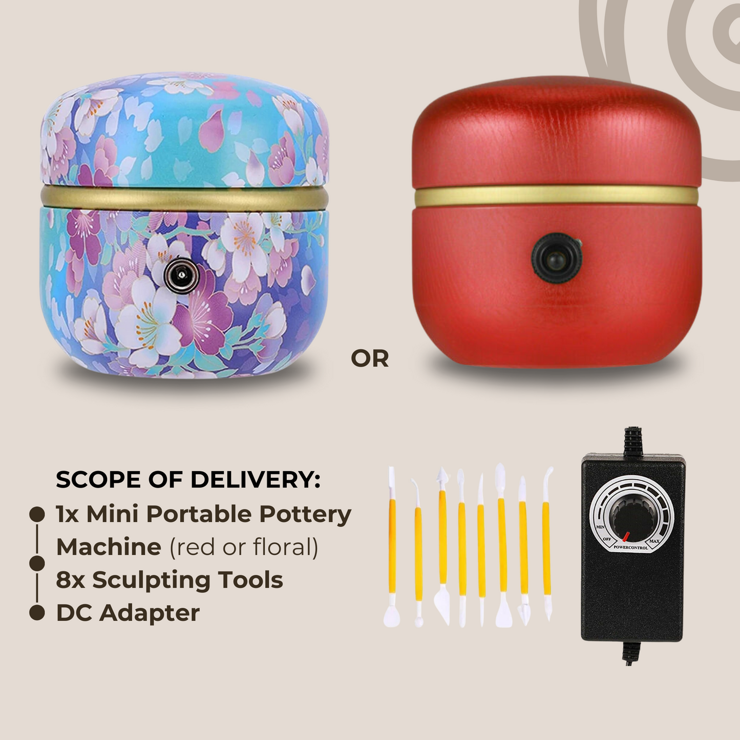 Compact Portable Pottery Wheel Machine