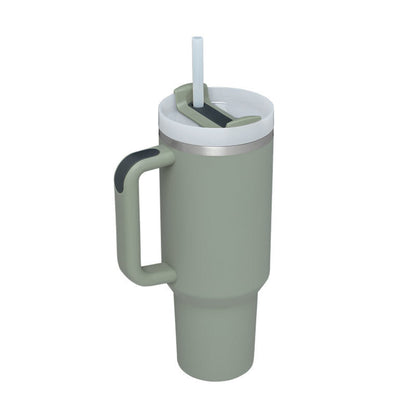 Large Insulated Tumbler Cup 40oz with Lid and Straw