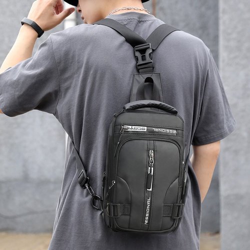 Waterproof Travel Shoulder Bag with Anti-Theft Protection