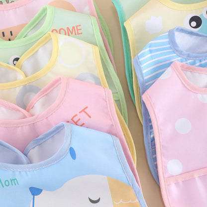 Soft Washable Baby Drool Bibs Set of 5