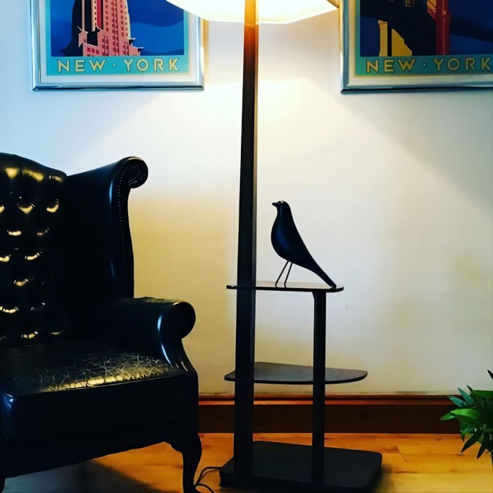 Rustic Metal Bird Figurine Decor