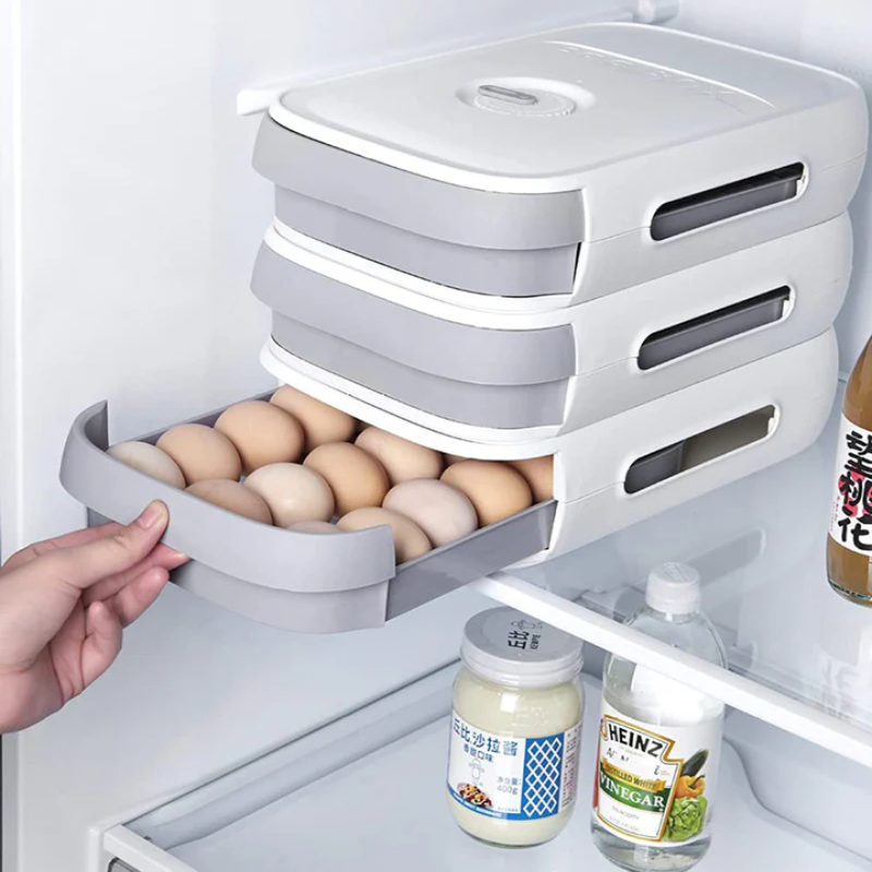 EggSafe Organizer - Compact Egg Storage Container - Befez