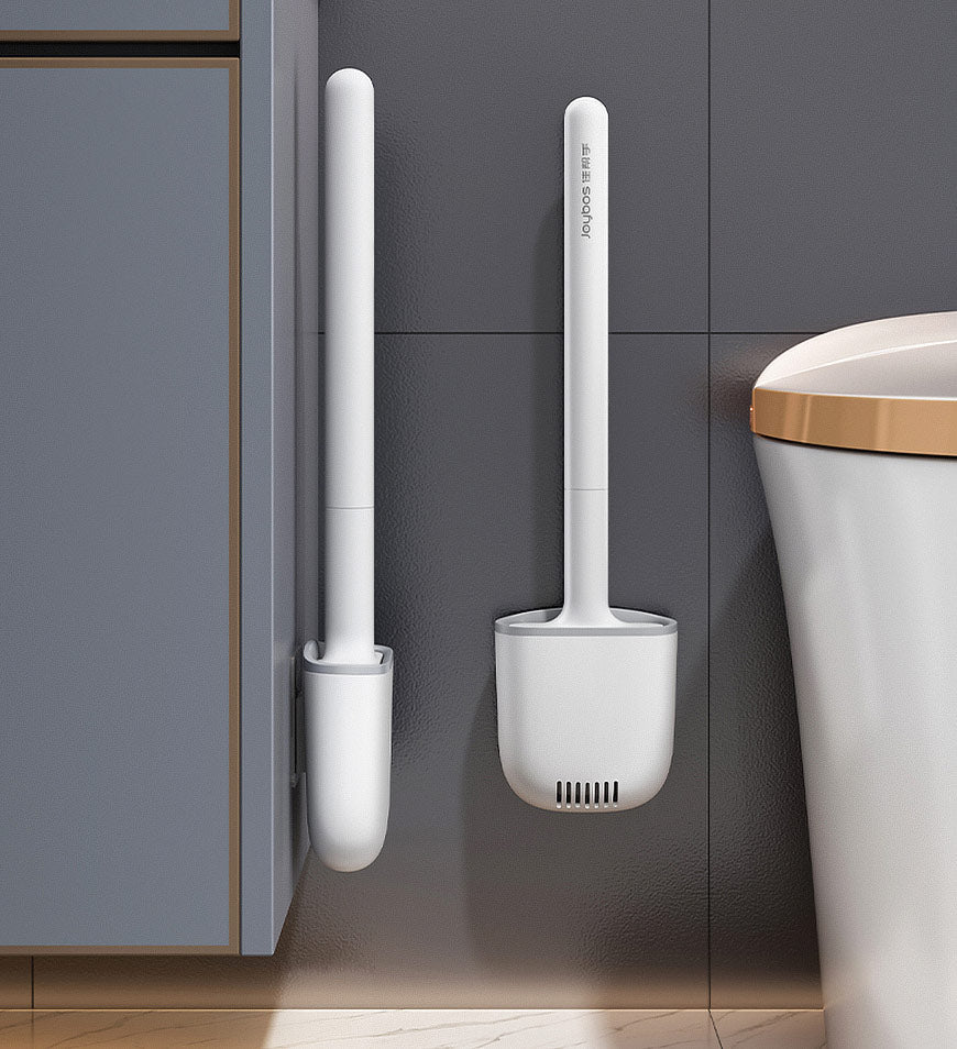 Hygienic Toilet Brush with Soft Silicone Bristles - Befez