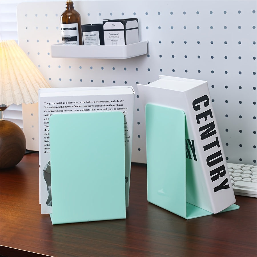 Transparent Acrylic Book Ends Set of 2