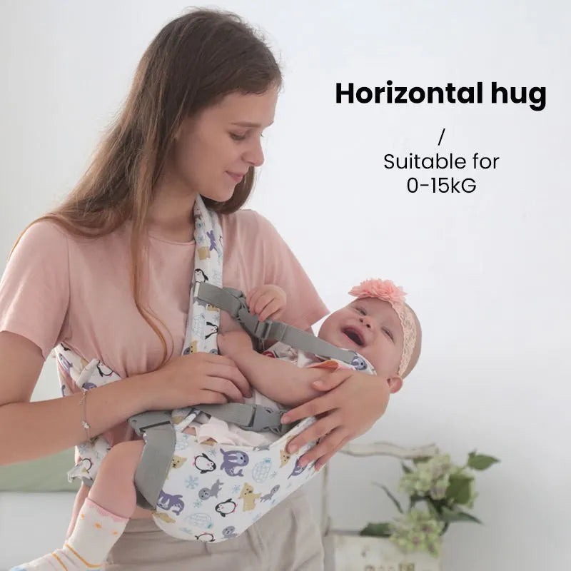 Comfortable Baby Sling - Adjustable Newborn Toddler Carrier