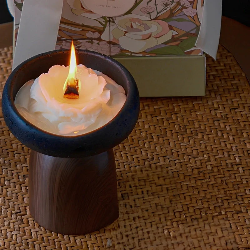 Warm Glow Metal Candle Holder