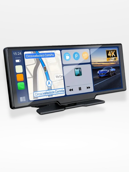 Large 10.1 Wireless CarPlay Touchscreen Display
