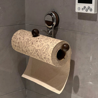 Sticky Mount Paper Towel Holder Stainless Steel