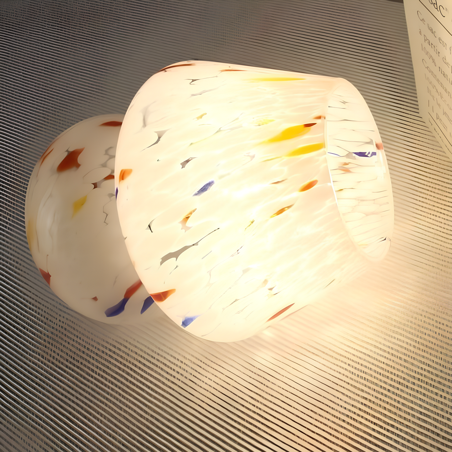Unique Artisan Glass Table Lamp
