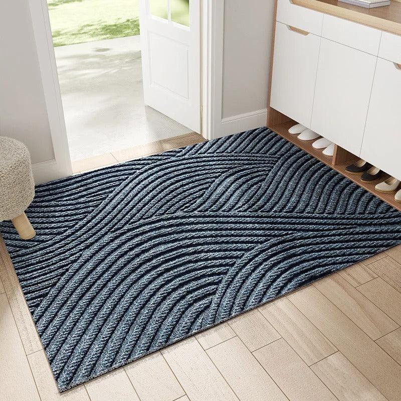 Premium PVC Entrance Mat with Non Slip & Dirt Trapper