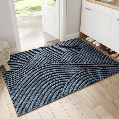Premium PVC Entrance Mat with Non Slip & Dirt Trapper
