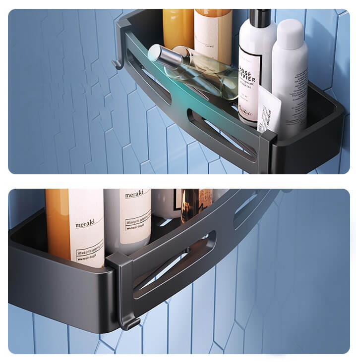 Modern Silver Bathroom Storage Caddy