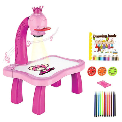 Kids Art Drawing Board - Fun Creative Projector Screen