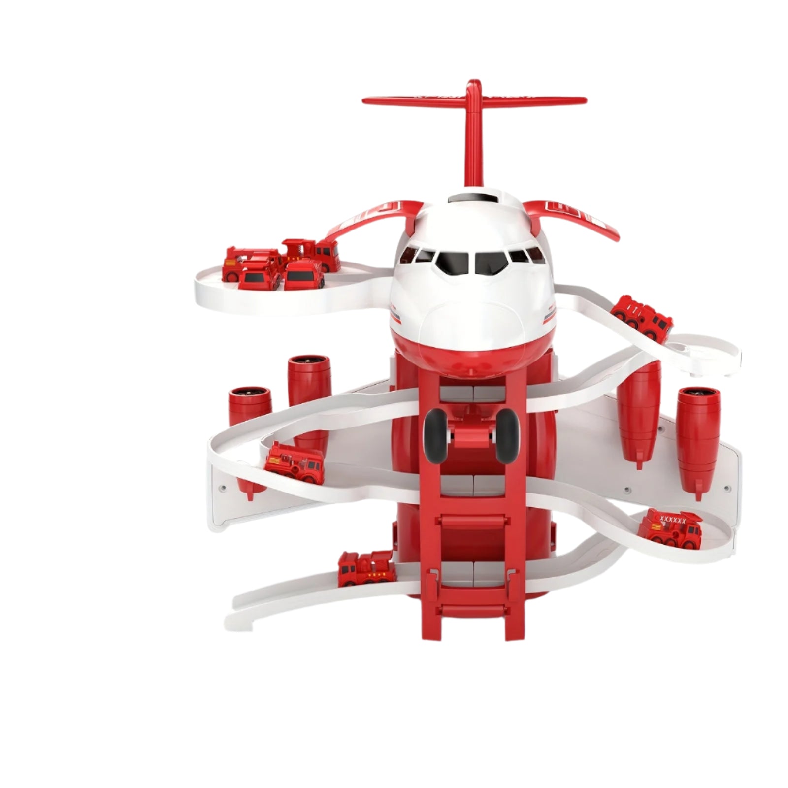 Exciting Airplane Fire Truck Playset with Playmat - Befez