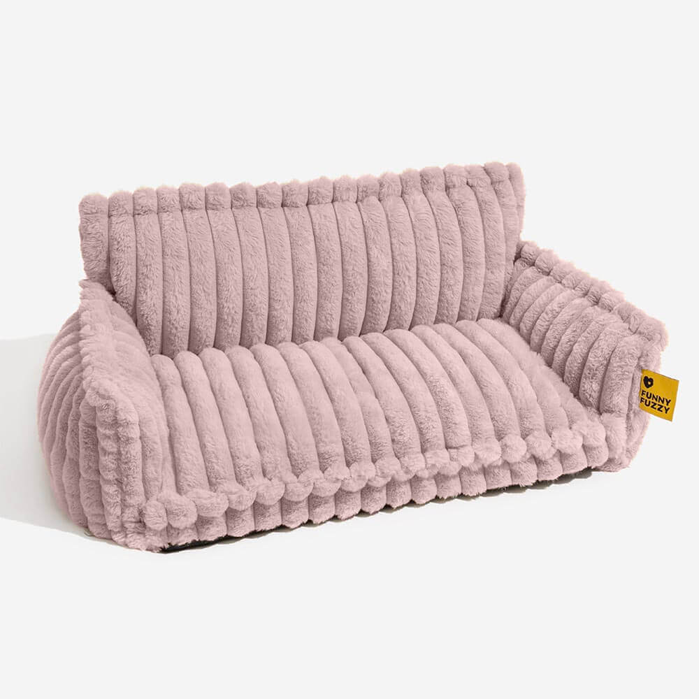 Cozy Pet Bed - Plush Washable Dog Sofa
