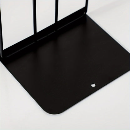 Sturdy Metal Book Ends for Home Office Desk