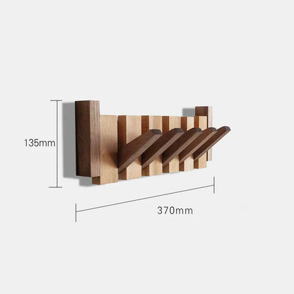 Rustic Wood Piano Coat Stand