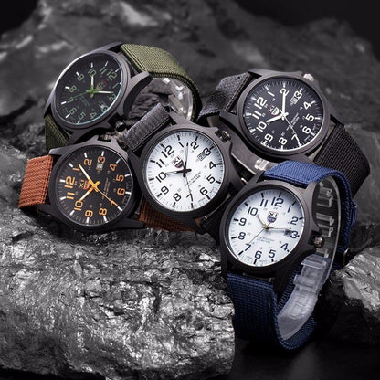 Rugged Outdoor Wristwatch - Military Tactical Watch