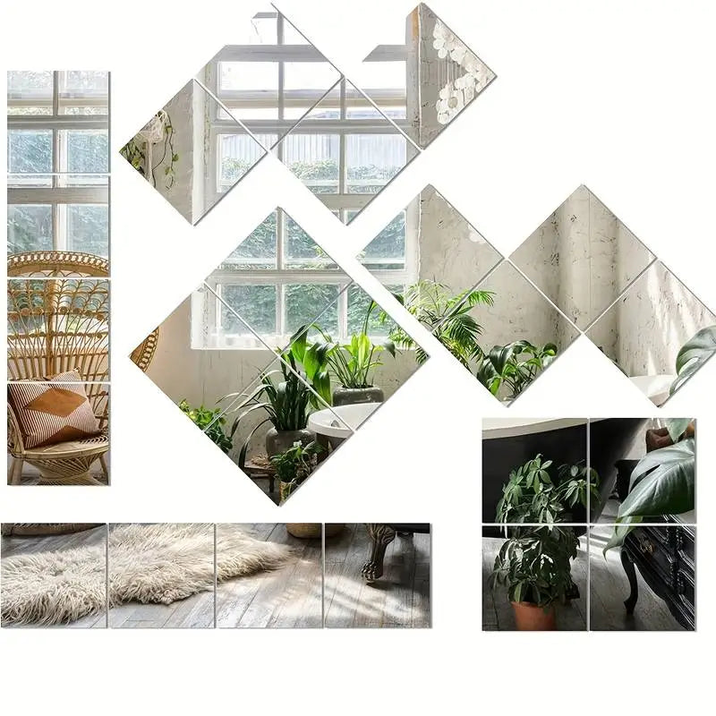 Befez | 3D Mirror Wall Decals - Stylish Home Decor