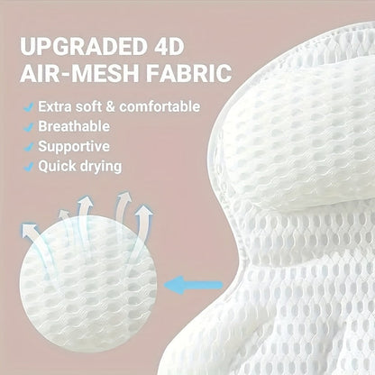 Comfortable Bath Pillow Spa Support Cushion