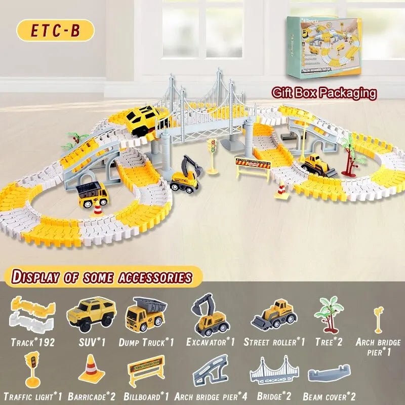 Exciting Racing Track Set with Cars