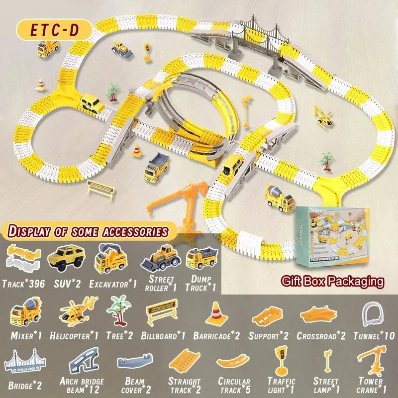 Exciting Racing Track Set with Cars