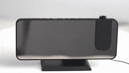 Digital LED Projector Alarm Clock with Wide View Screen