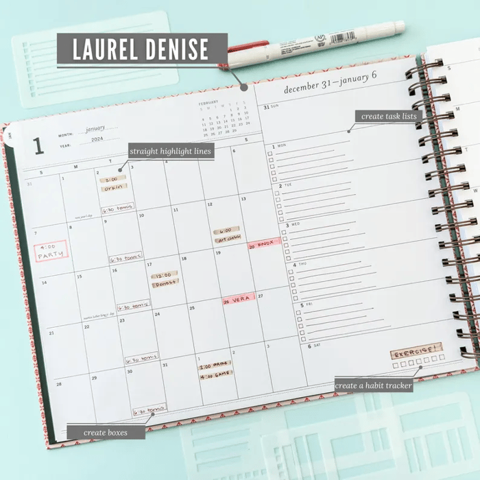 Befez CraftMaster FlexiLine Planner Organizer Stickers
