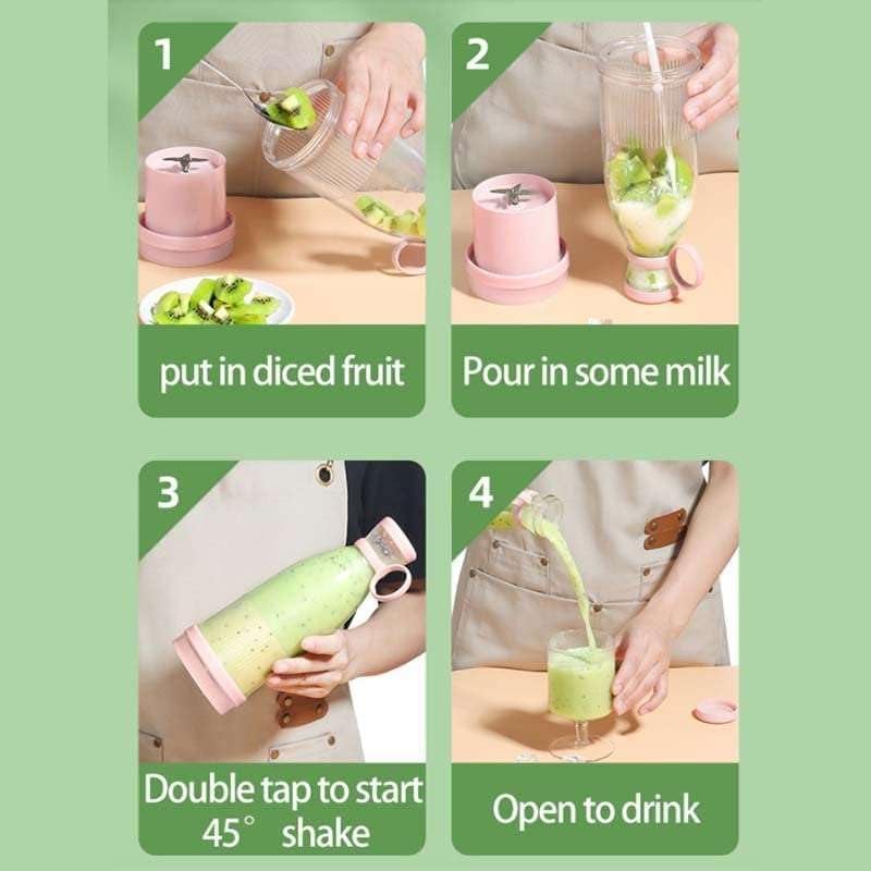 Compact Personal Electric Juice Blender