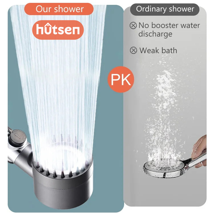 Relaxing 4-in-1 Showerhead for Healthy Skin